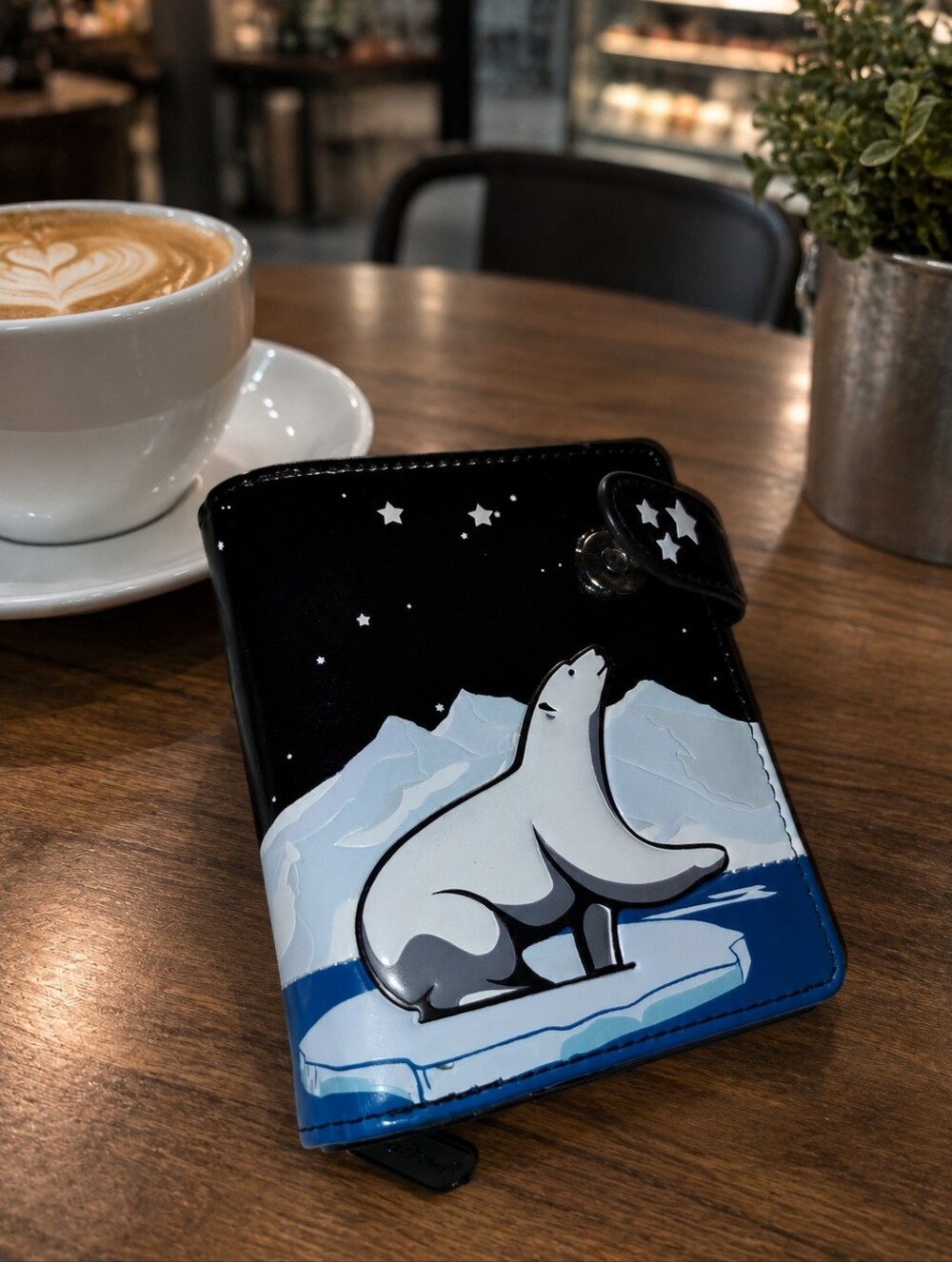Shagwear Polar Bear Small Zipper Wallet